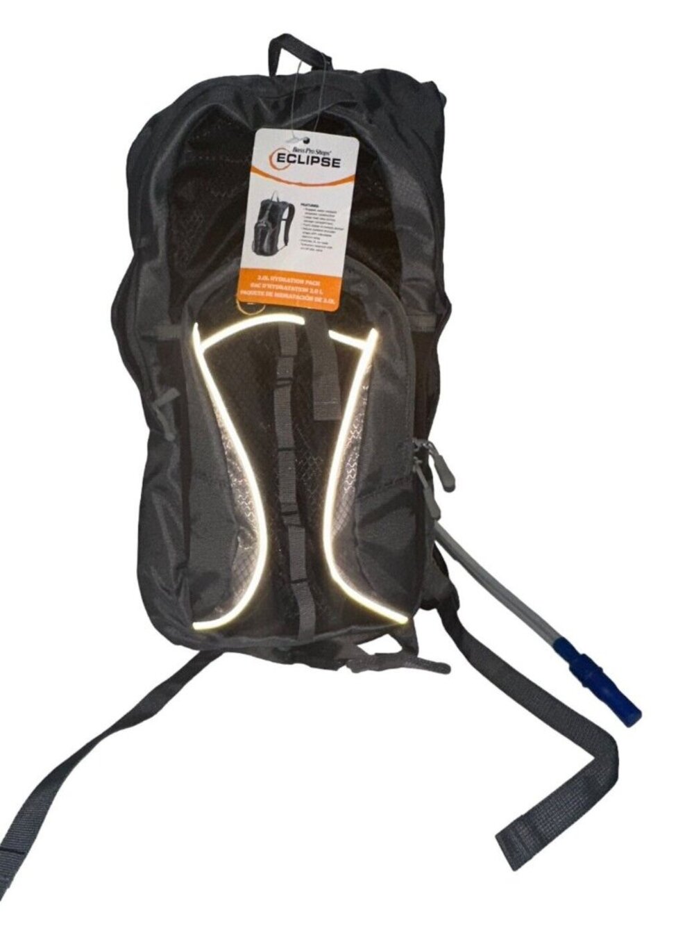 NWT Bass Pro Shops Eclipse 2.0 Liter Hydration Pack Hiking Hunting Camping
